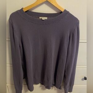 Loft, Women’s XL, lavender crewneck sweater